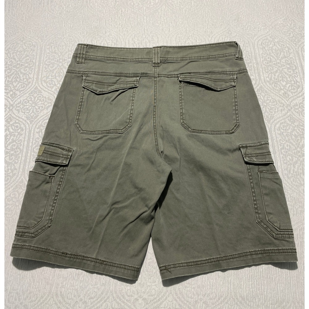 Unionbay Mens Cargo Shorts Size 36 Olive Green‎ Multi Pocket Casual